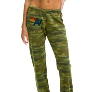NWT - AVIATOR NATION LOGO SWEATPANTS - CAMO